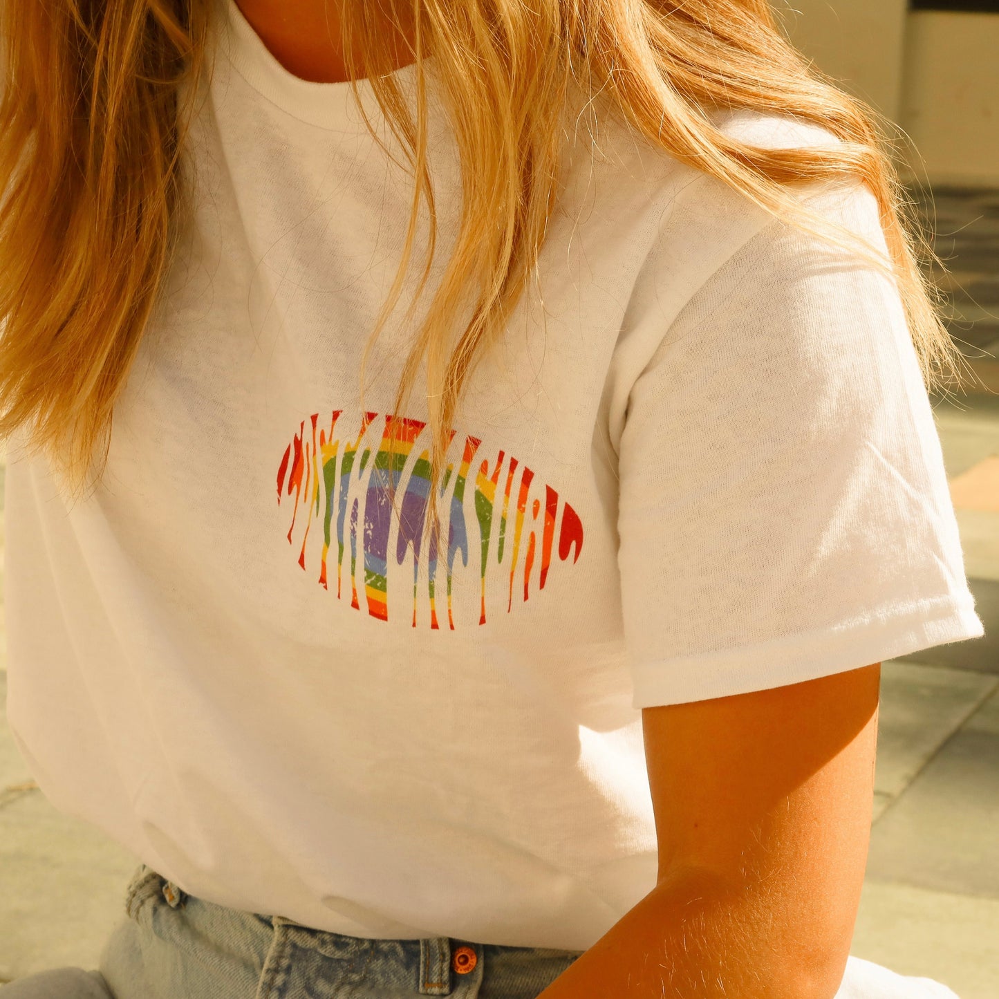 Pride Drop - Retro Front Print