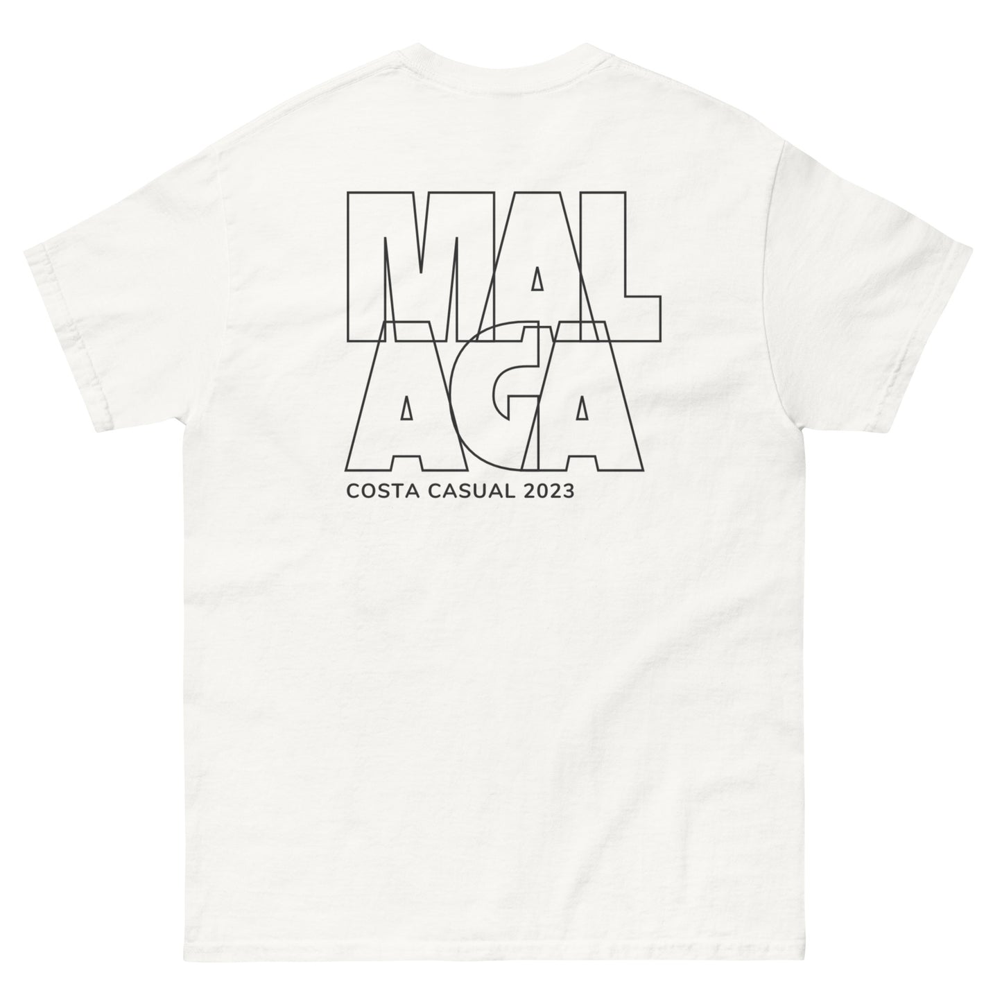 Camiseta unisex. málaga